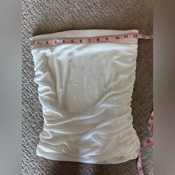 White stretch bodycon style skirt medium - Picture 3 of 8